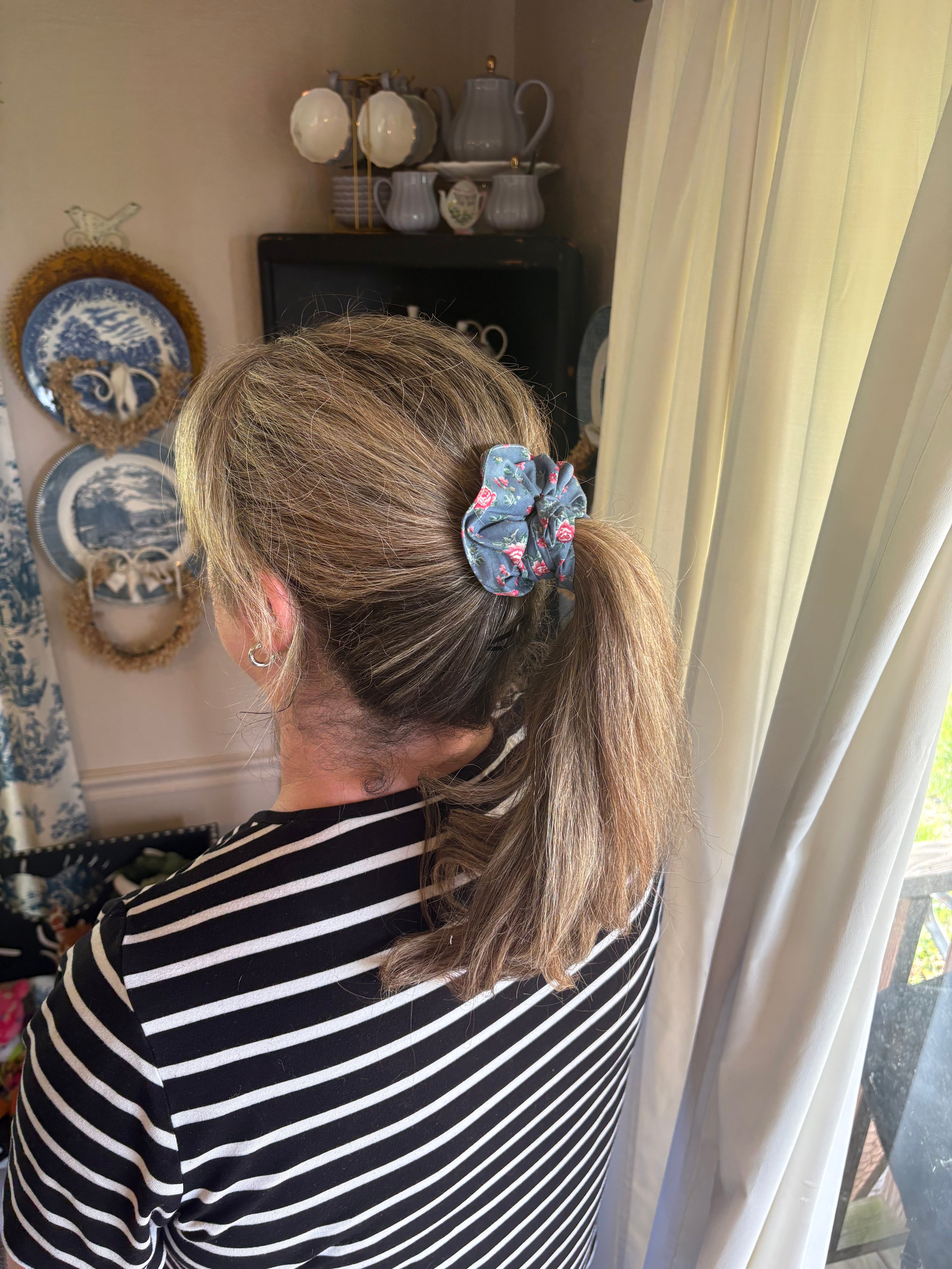 Denim & Rose Scrunchie