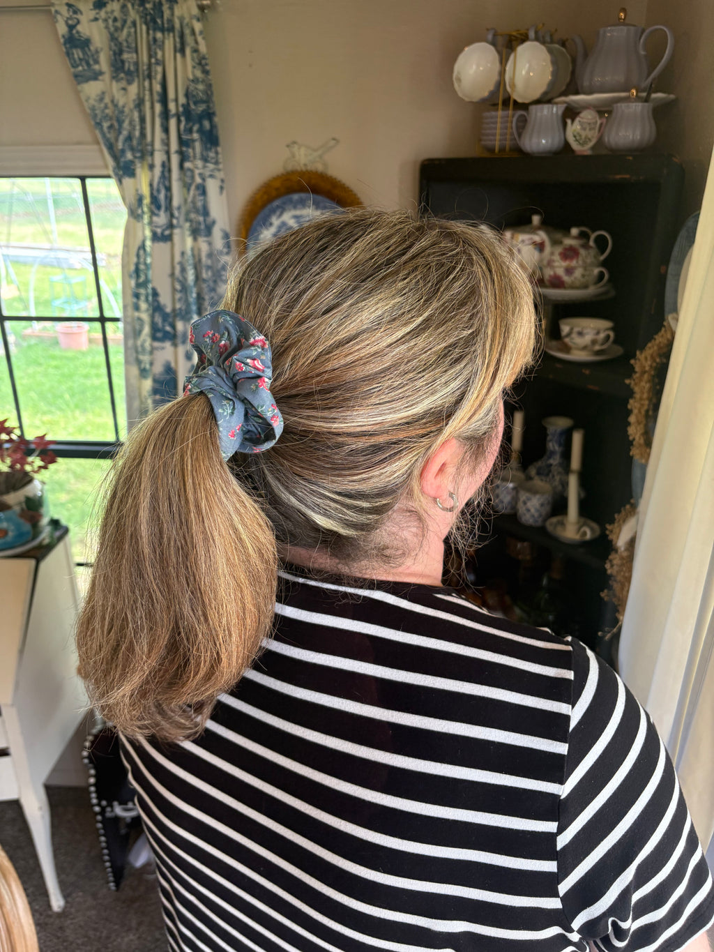 Denim & Rose Scrunchie