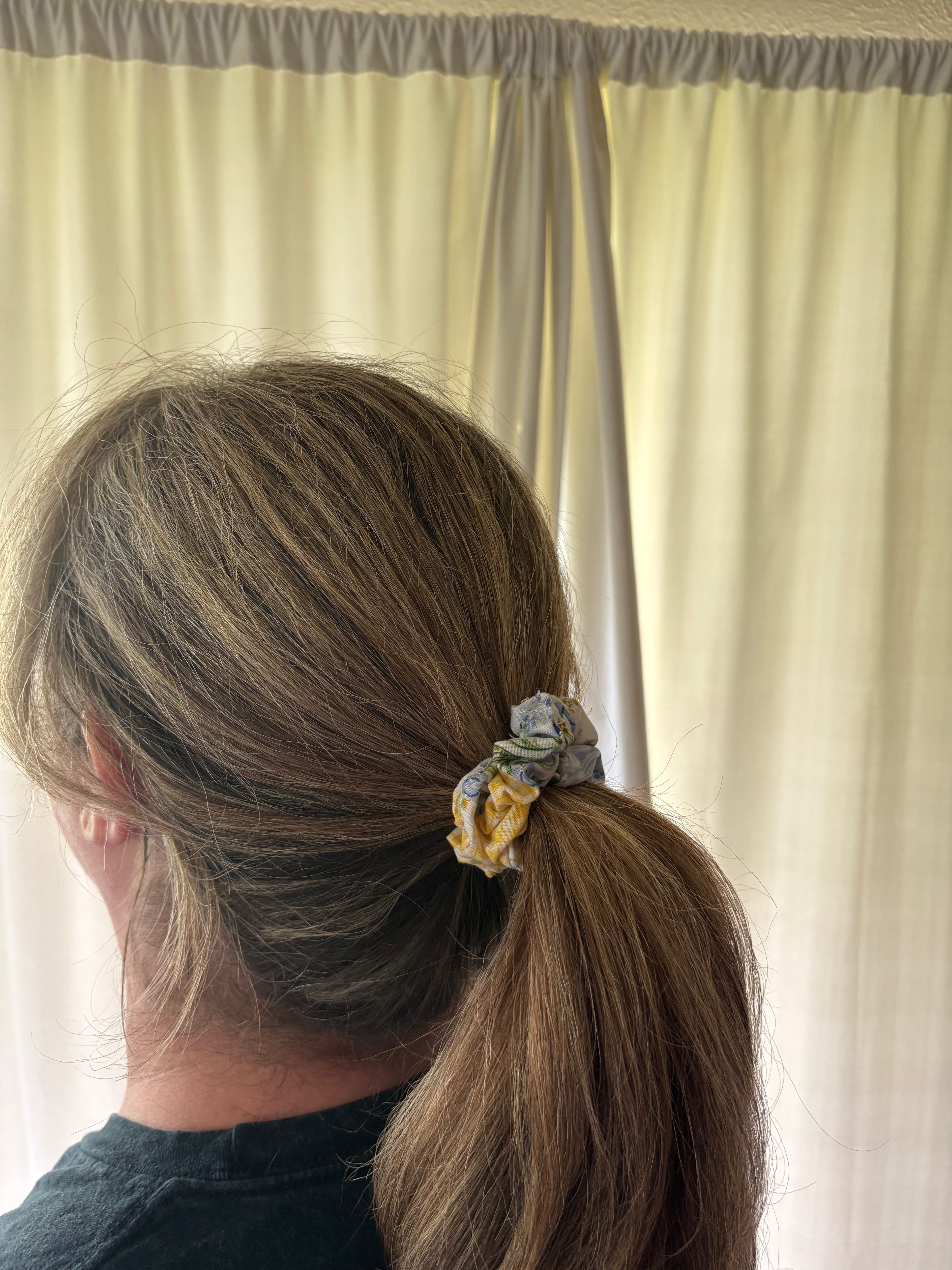 Spring Patchwork Scrunchie