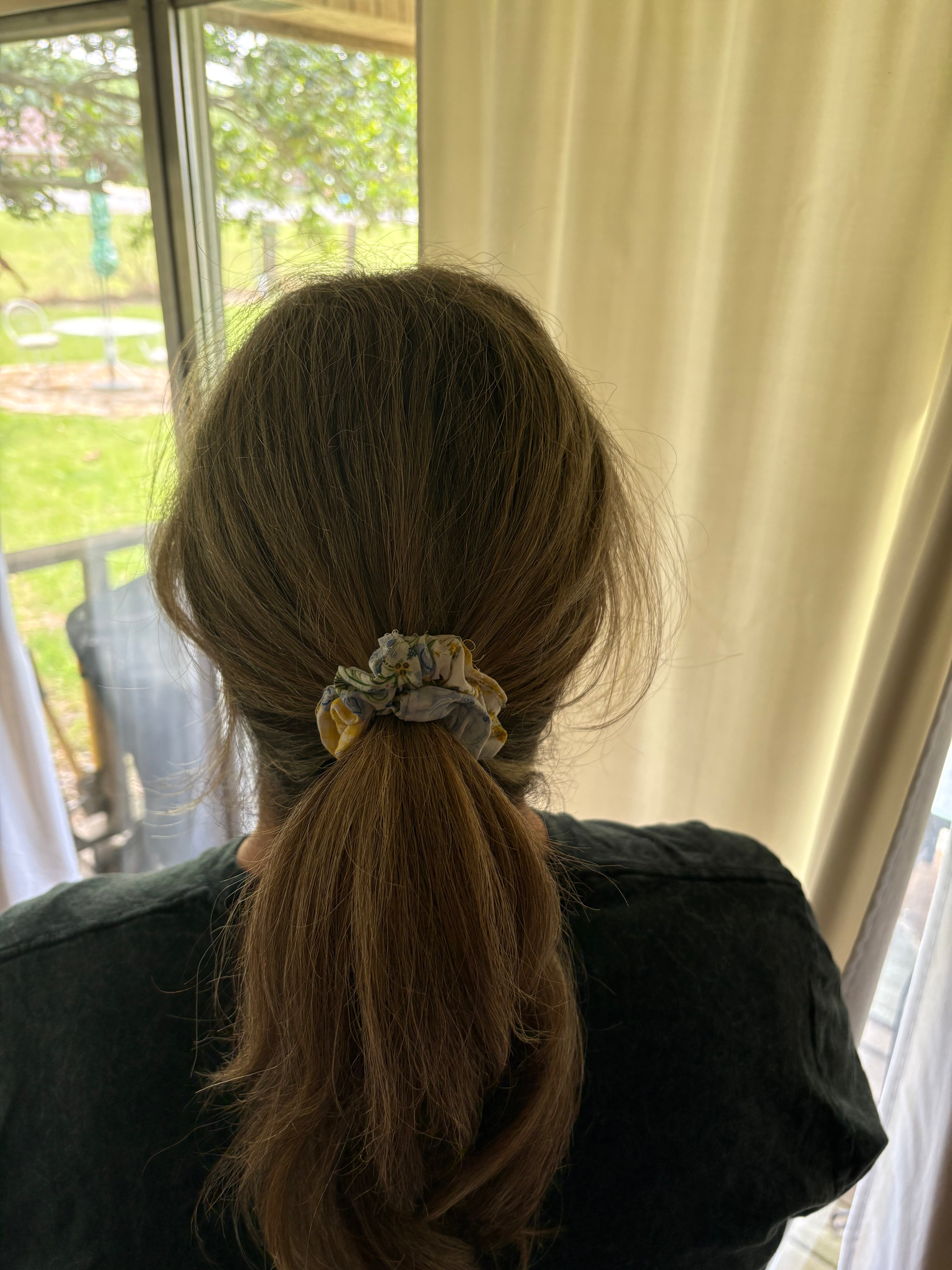 Spring Patchwork Scrunchie