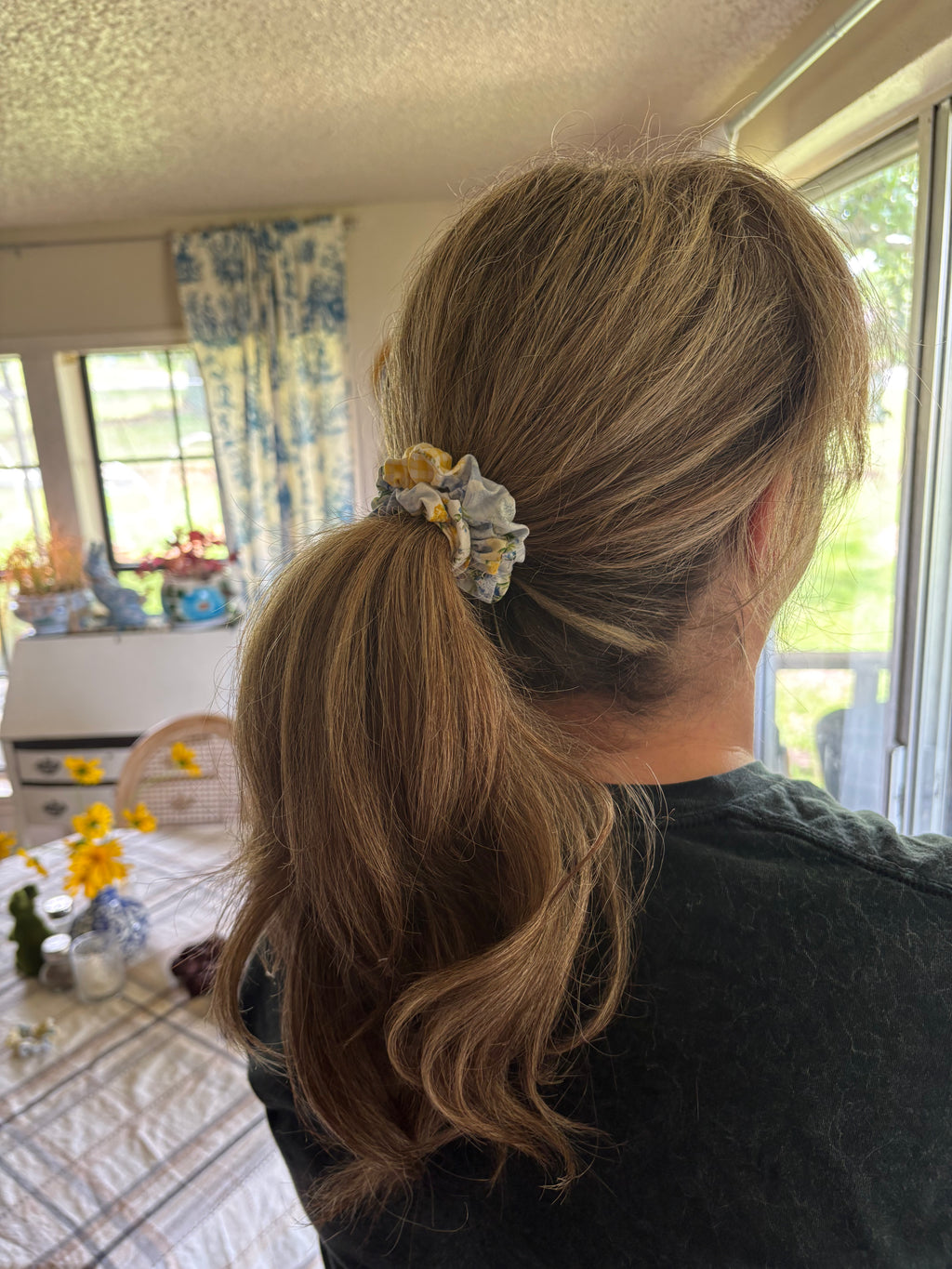Spring Patchwork Scrunchie