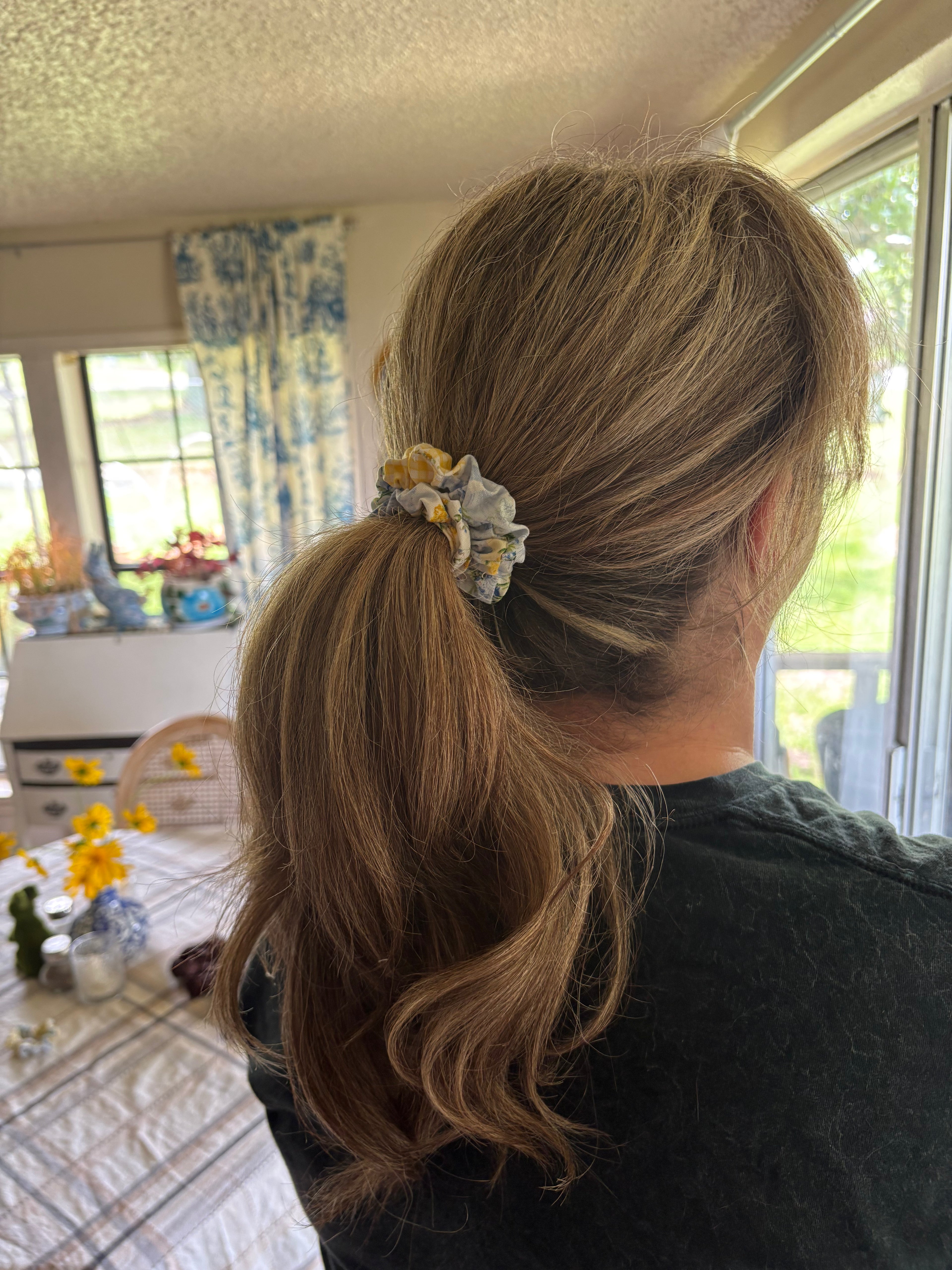 Spring Patchwork Scrunchie